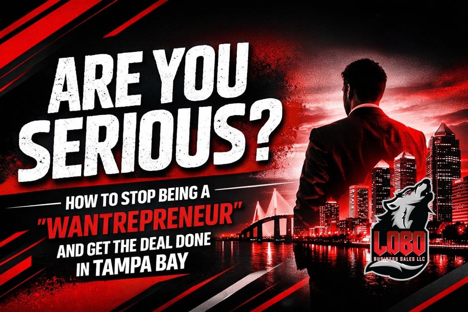 Are You a Serious Buyer or Seller in Tampa looking at Small Business Sales Find Out at LoboBusinessSales.com